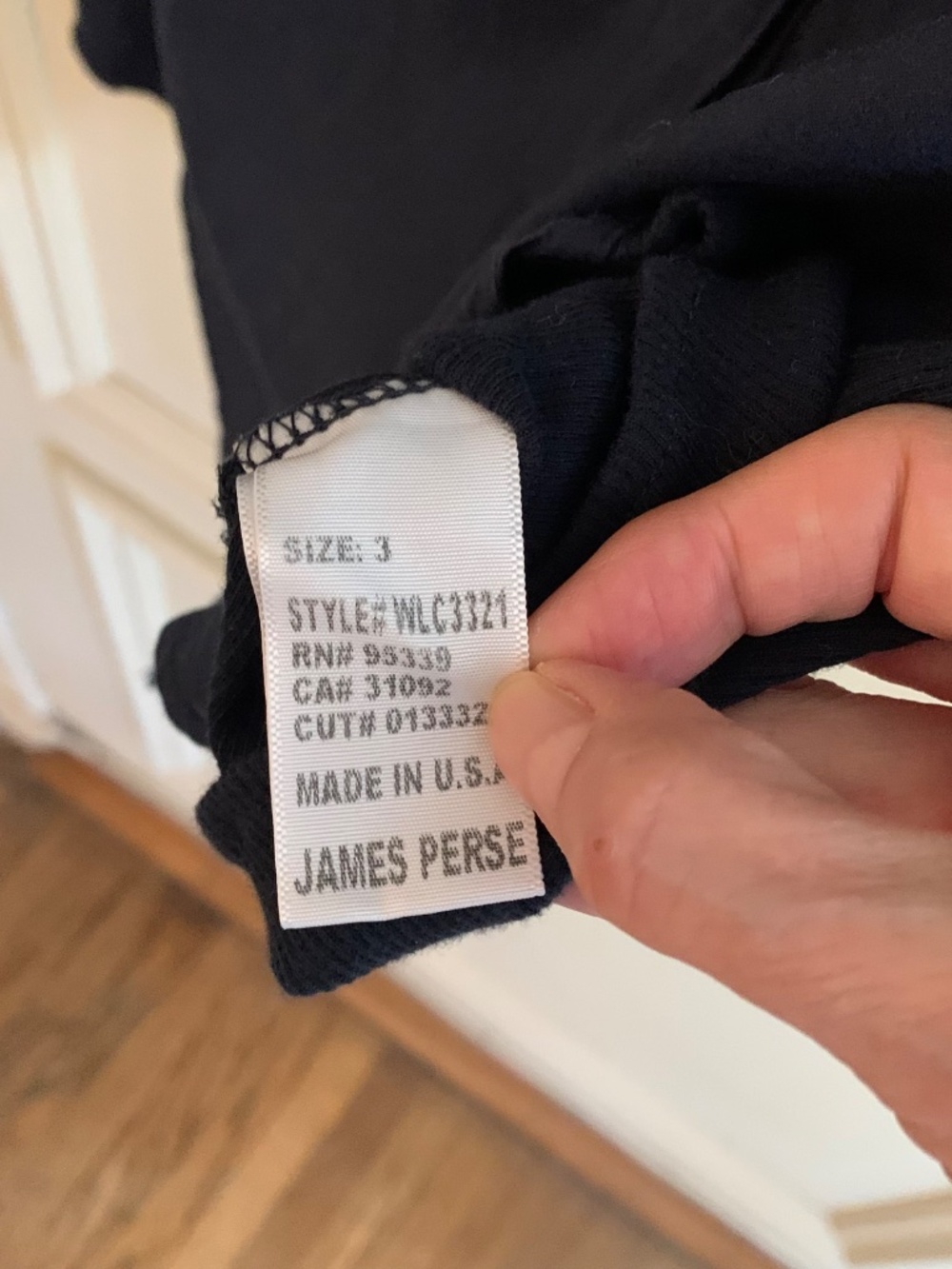 JAMES PERSE SIDE PANEL SLIM FIT SHIRT (3/L) - Picture 5 of 6